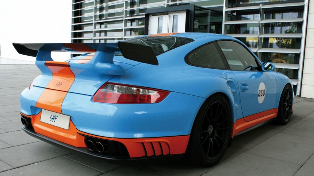 Porsche 997 GT2 9ff... 850 ch habillés en Gulf ! 2 DLEDMV - Porsche 997 GT2 9ff Assen - 01