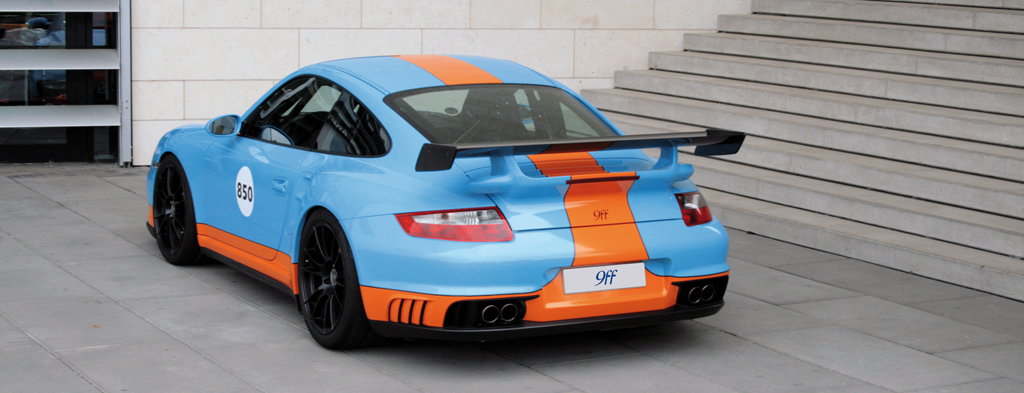 Porsche 997 GT2 9ff... 850 ch habillés en Gulf ! 4 DLEDMV - Porsche 997 GT2 9ff Assen - 03