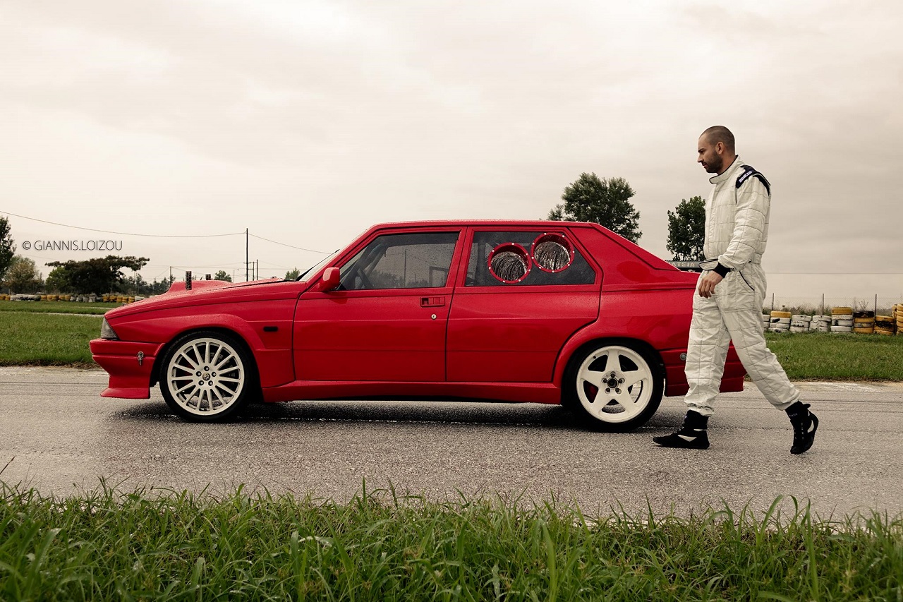 Alfa 75 V6 Biturbo - Ah ça drifte aussi ?! 2