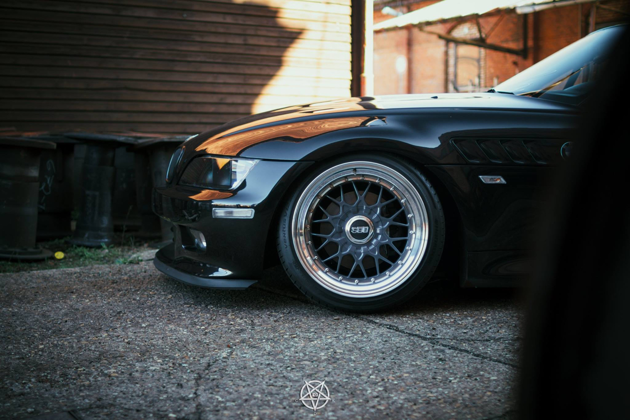 Slammed BMW Z3M coupé... Static & BBS 3