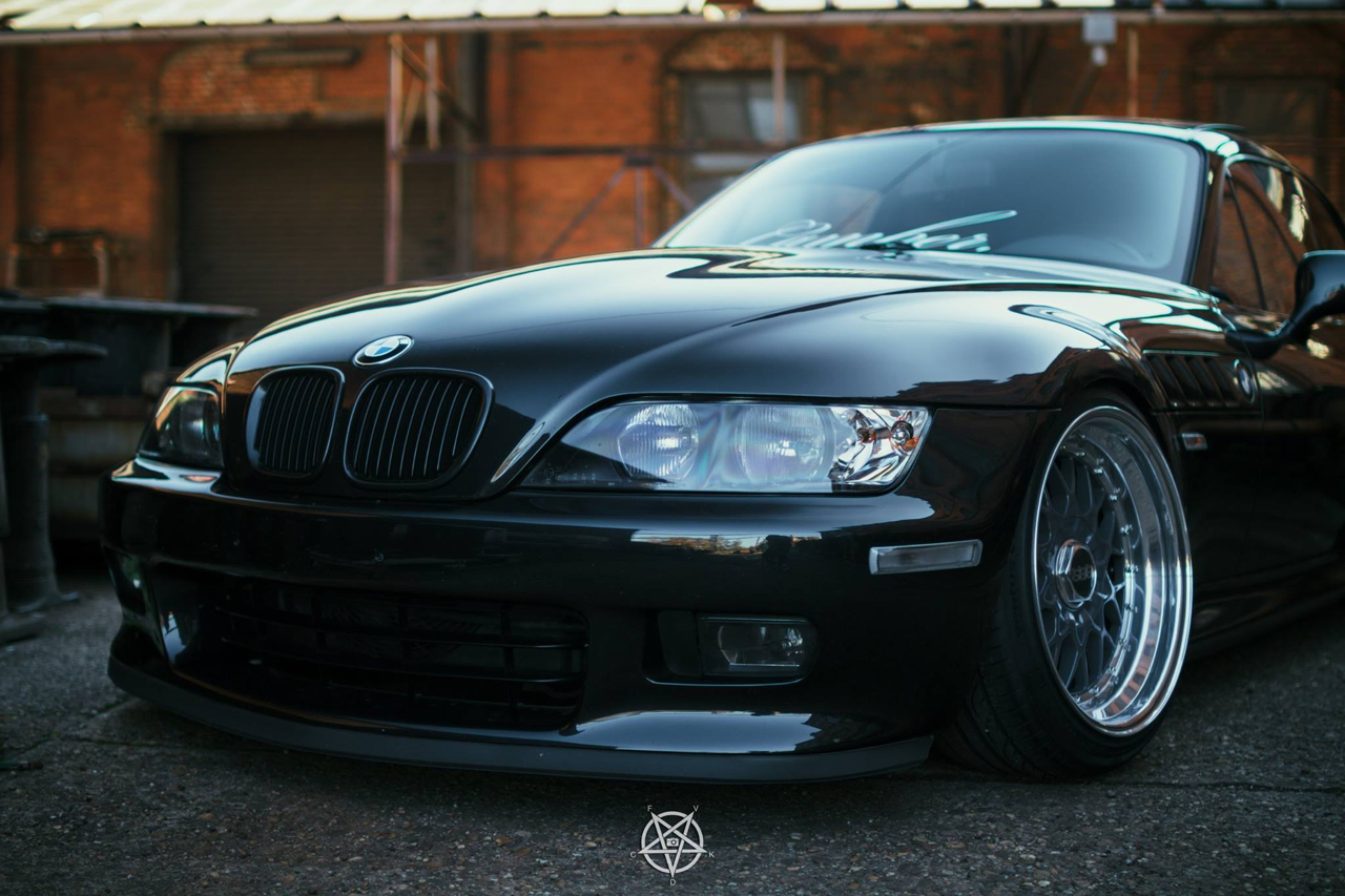 Slammed BMW Z3M coupé... Static & BBS 10