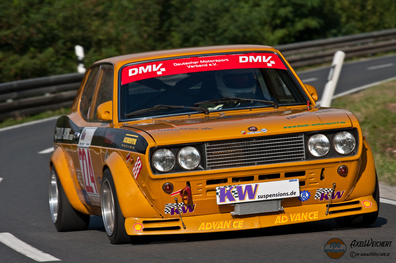 Hillclimb Monster : Fiat 128 coupé 8v - Pétard à mèche courte ! 2