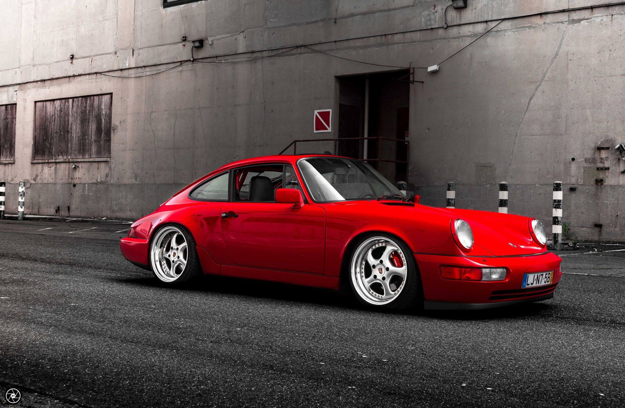 Porsche 964 Carrera 4 Simply Red De Lessence Dans Mes Veines