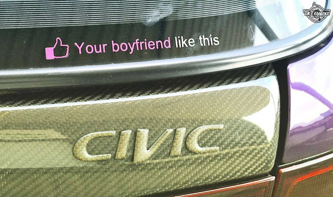 Julie's Honda Civic : Skittles 8