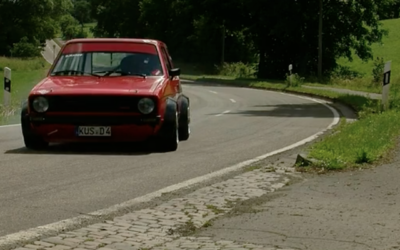 Golf 1 GTI 16v Hillclimb ! Ya pas que les parkings dans la vie !
