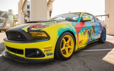 Mustang Roush Stage 3… Drift on snow !