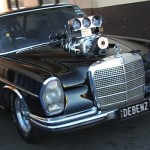 '69 Mercedes 280 S… En mode drag... Crazy !