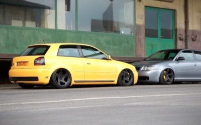 Audi A3 & S3 en Airride… Et ça leur va plutôt bien !