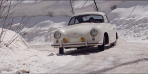 Jeff Zwart et sa Porsche 356 Pre-A - Drift on Ice