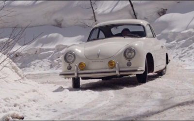 Jeff Zwart et sa Porsche 356 Pre-A – Drift on Ice