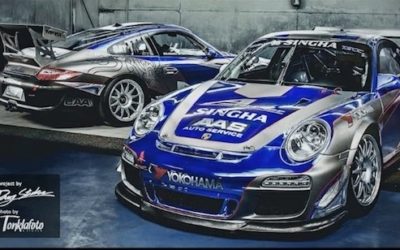 « Super Chrome » – Une 997 GT3 Cup en pleine séance de maquillage !