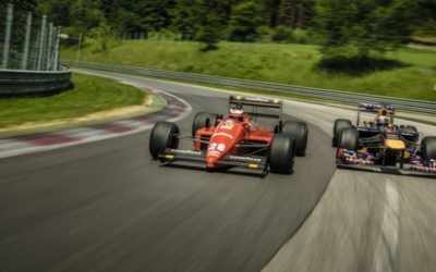 Redbull RB8 vs Ferrari F1 87-88C … Vettel & Berger !