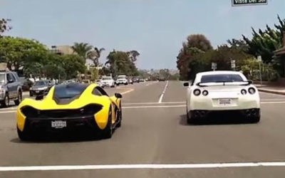 Street Fight : McLaren P1 vs Nissan GT-R …