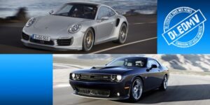 On s'est trompé de pays : Prix d'une Challenger SRT Hellcat vs Porsche 911 Turbo S