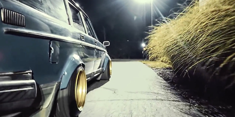 Break Volvo 240… La Stance&rsquo;brick !
