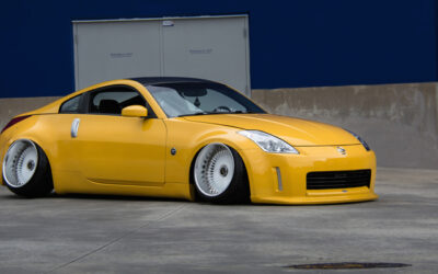« Bananas » – Nissan 350Z en air-ride et Emitz !