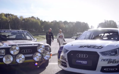 Röhrl et Ekström s&rsquo;amusent au volant de la S1