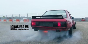 BMW E30 swap V8 : Machine à fumée !