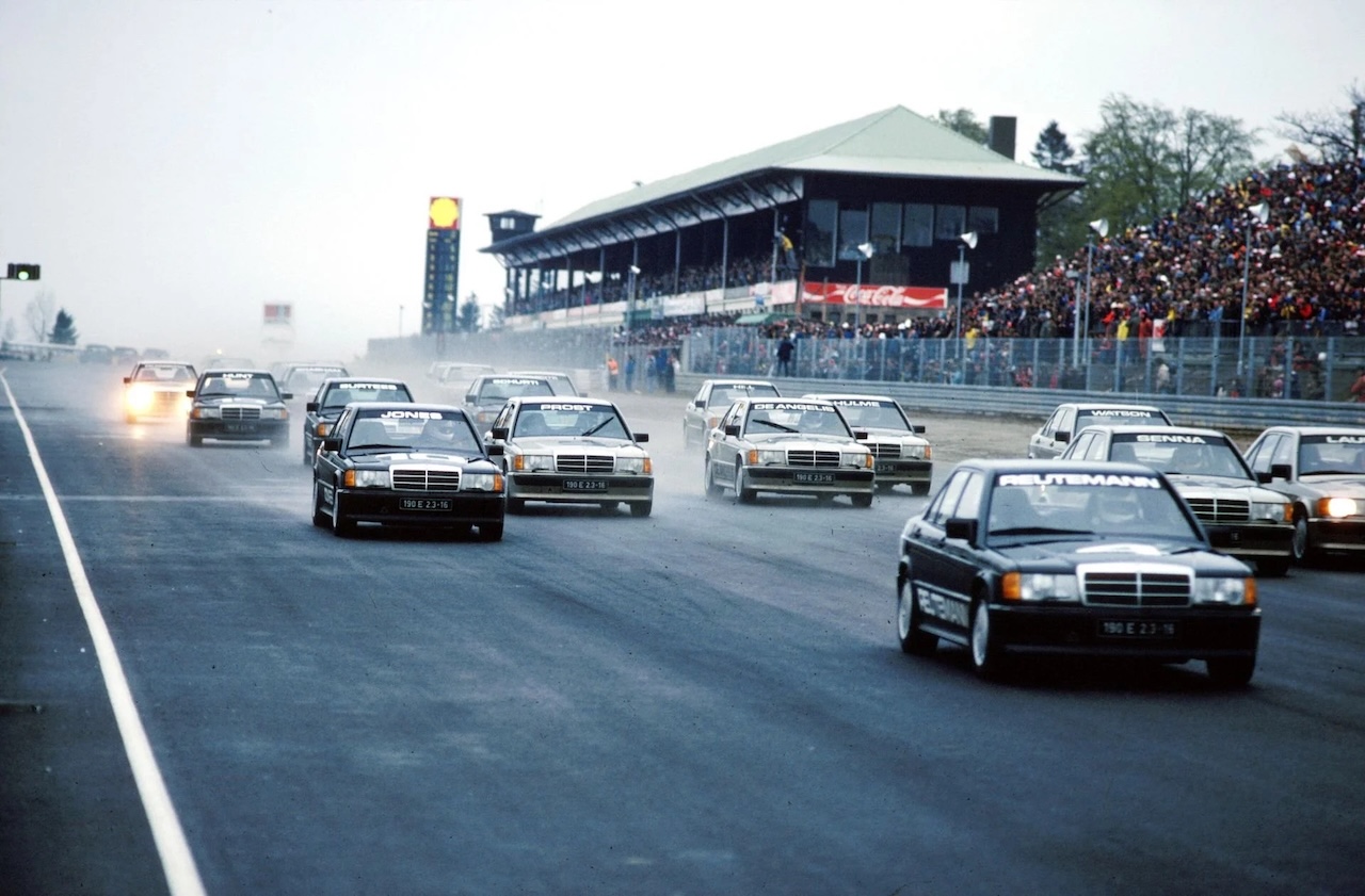 Mercedes 190 2.3 16s Race of Champions – Un p&rsquo;tit nouveau nommé Senna !