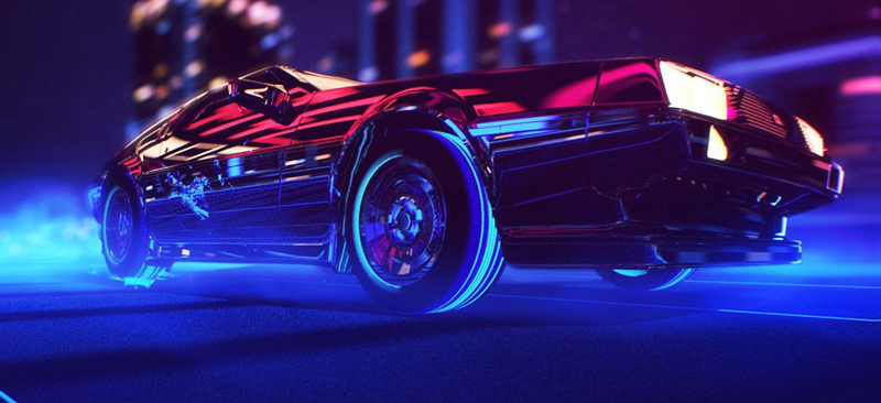 Retrowave : Balade futuriste en De Lorean
