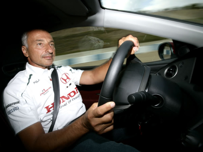 Incontournable : Patrese en Civic Type R… avec sa femme !