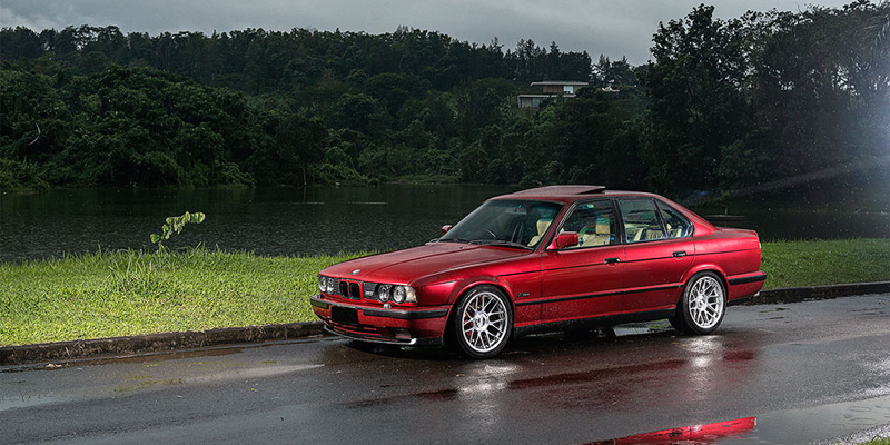 BMW M5 E34… Avec juste des BBS