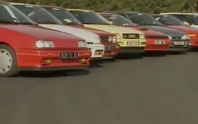 L&rsquo;élection de la sportive Echappement 1990… La guerre des GTI !