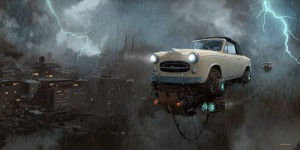 "Universe Scrap" - Flying classic cars post-apocalytique totalement envoutant !