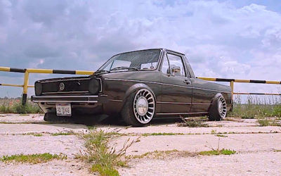 VW Caddy – Black slammed !