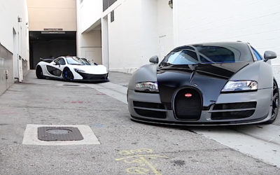 Bugatti Veyron Grand Sport Vitesse & Mclaren P1- Passage en hyper-espace