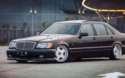 Slammed Mercedes S320 W140 en Lorinser
