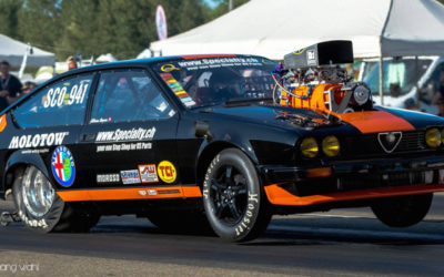 Alfa GTV Drag… 1000 ch pour Monica !
