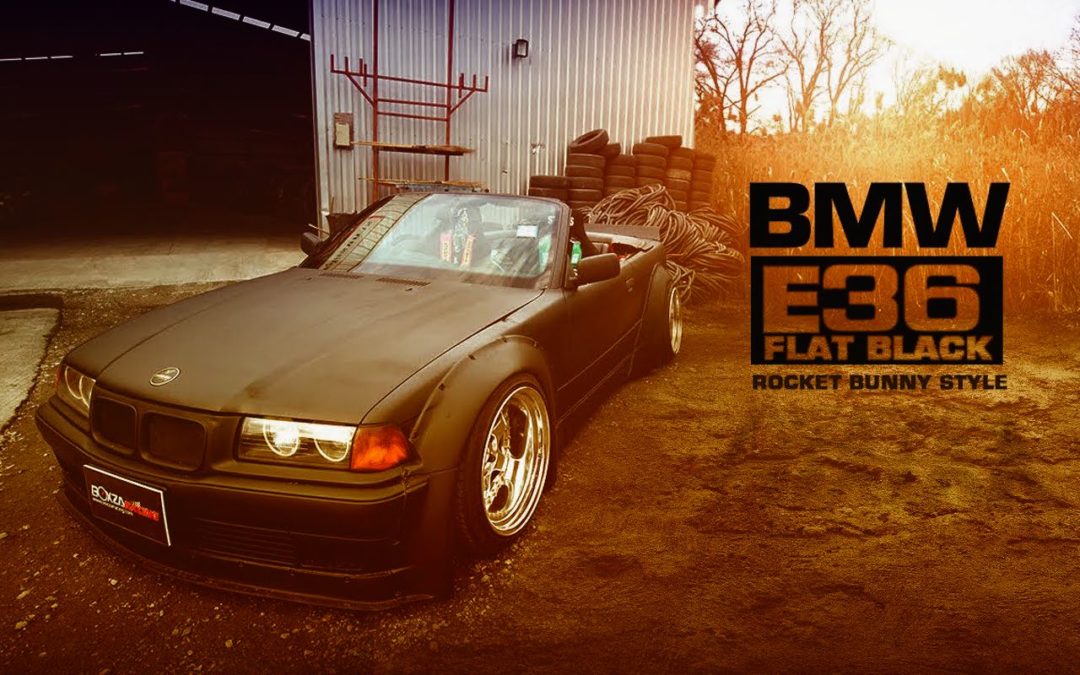 BMW E36 Cab Rocket Bunny – Mad Max prend le soleil !