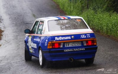 Alfa 75 V6 Onboard – Faut que ça glisse !