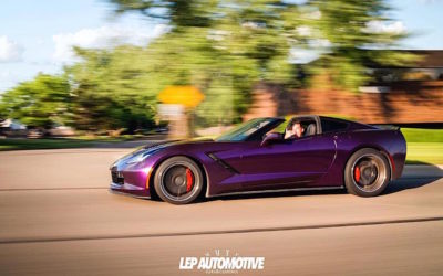 Midnight Purple Corvette C7… Bestiale