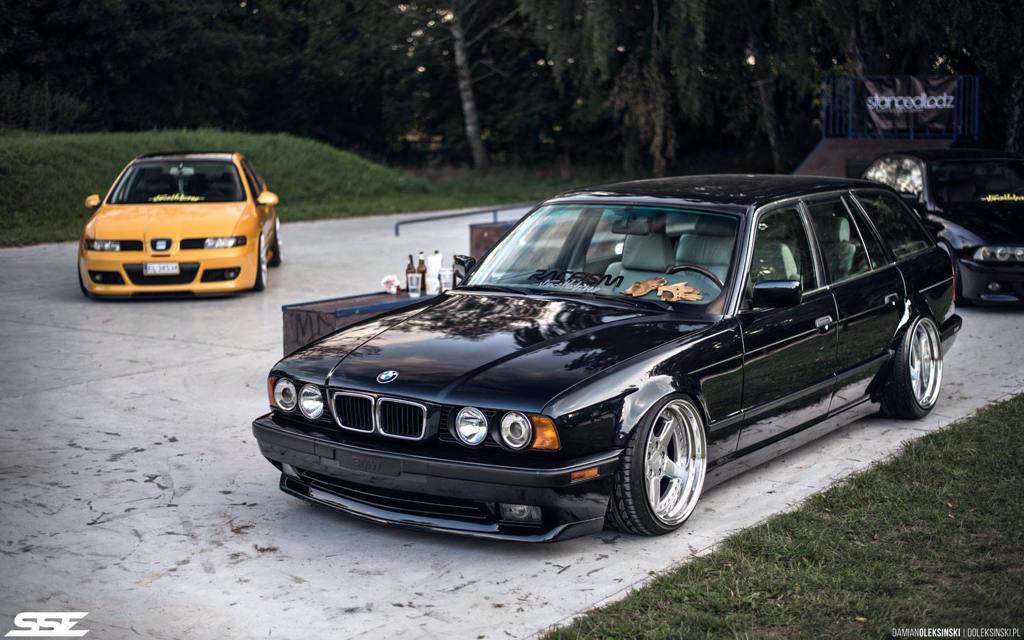 BMW E34 Touring - Stance familly ! De l'essence dans mes veines