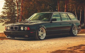BMW E34 Touring - Stance familly !