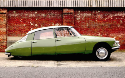 Road trip en Citroen DS 21… Le tapis roulant !