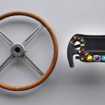 "The Evolution of F1 Steering Wheels"... Du bois au carbone