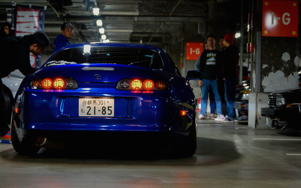 Meet tokyo. Japan car meet. Super Street Magazine.