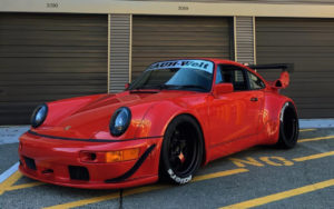Seattle Porsche 964 RWB : "The Lady in red"