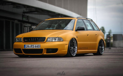 Bagged Audi RS4… Une familiale ça a du bon aussi !