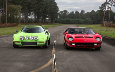 Lancia Stratos & Lamborghini Miura – Jogging vs Tenue de soirée !
