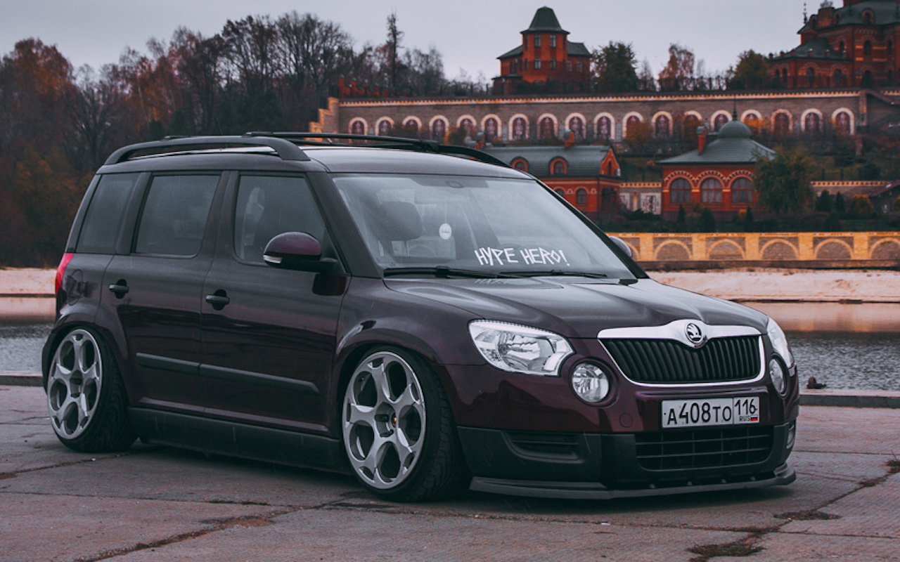 Accueil 10 Skoda Yeti – Slammed en Lambo !