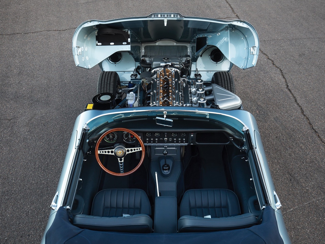 '66 Jaguar Type E 4.2l Roadster... Majestueuse ! 33