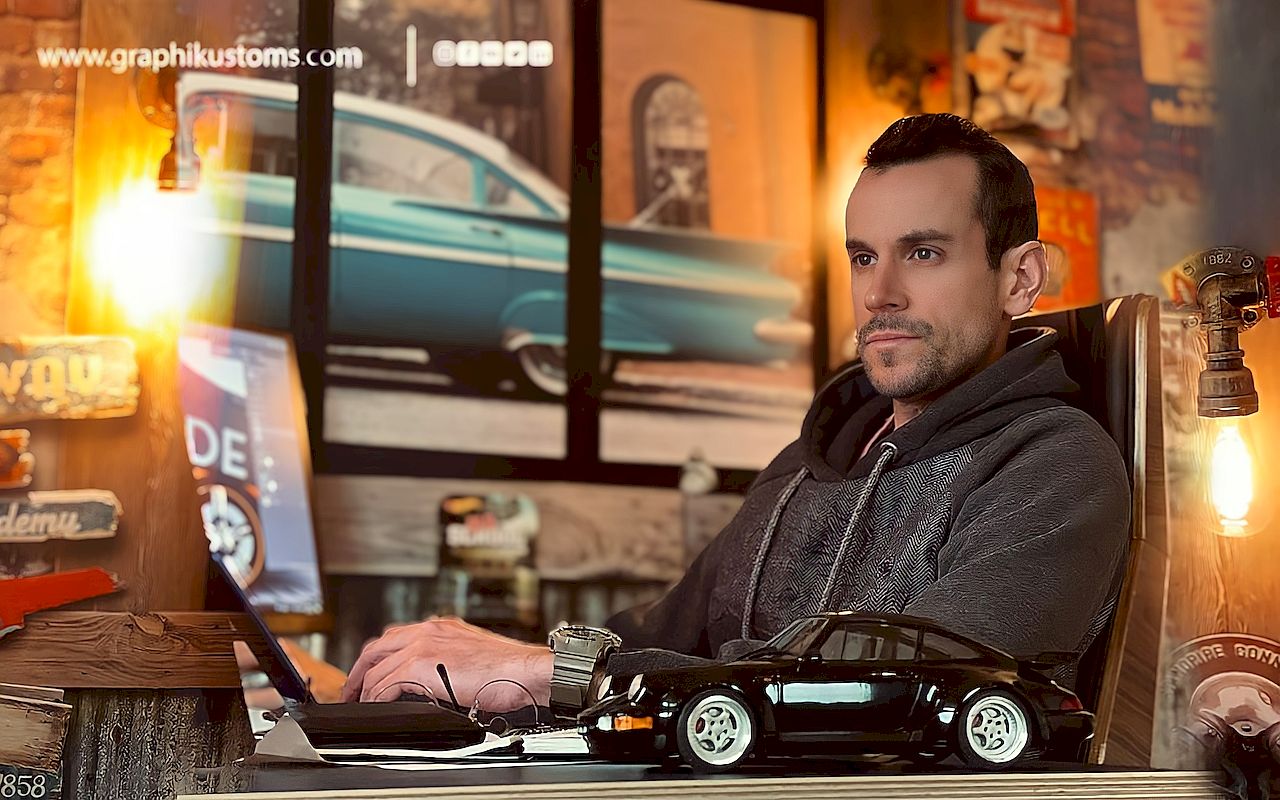 #Petrolhead : Graphikustoms - Le talent de Julien 1