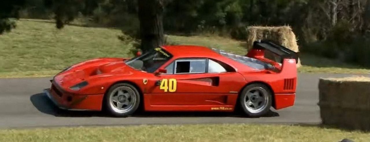Hillclimb Monster : Ferrari F40 LM... en V8 Lexus Biturbo... WTF ?! 9