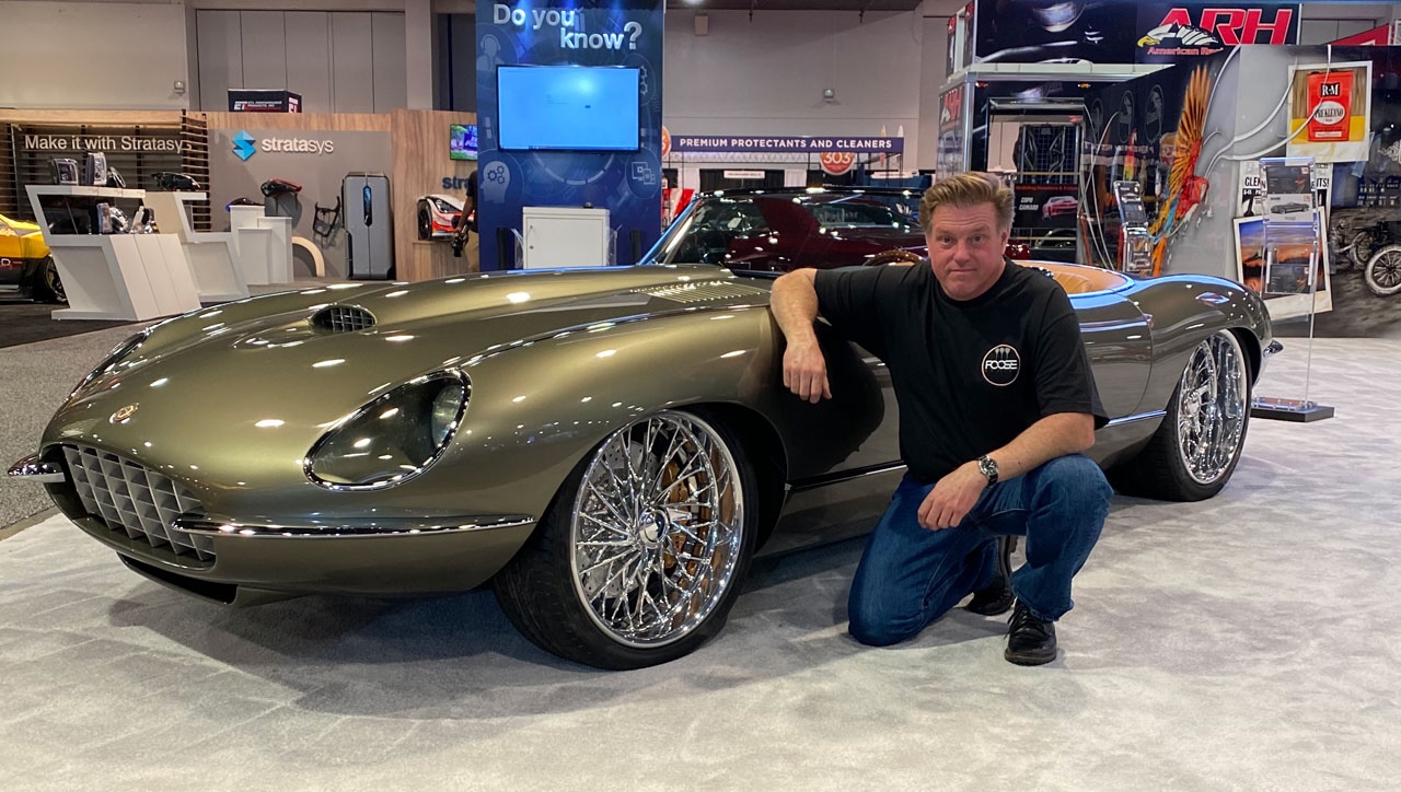 #SEMA 2019 : Jaguar Type E par Chip Foose 1