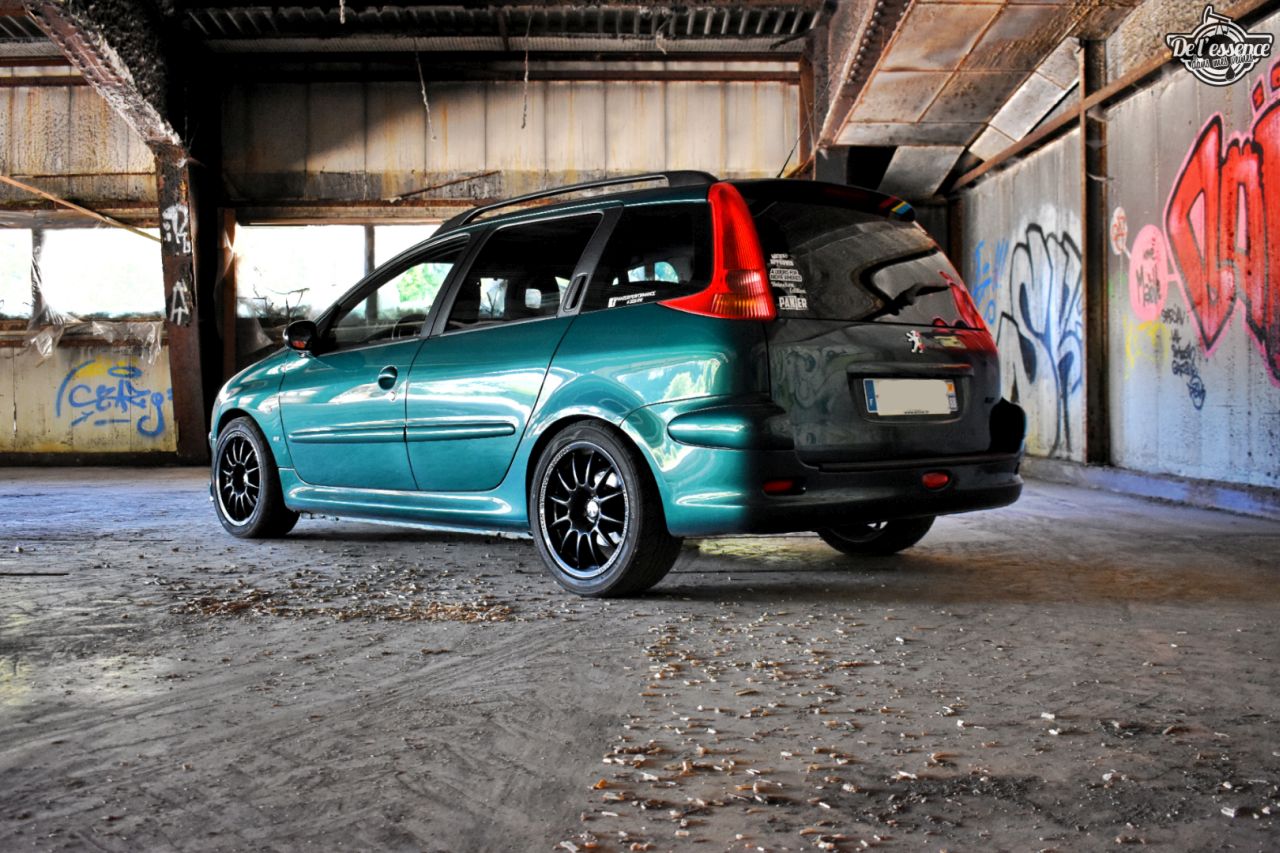 La Peugeot 206 RW S16 de Nicolas - Un p'tit break sur le Nürb ! De l ...