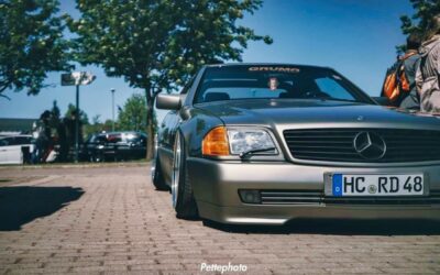 Bagged Mercedes 500 SL – Faut qu&rsquo;ça raye !